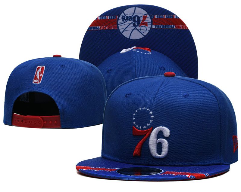 2022 NBA Philadelphia 76ers Hat ChangCheng 09271->->Sports Caps